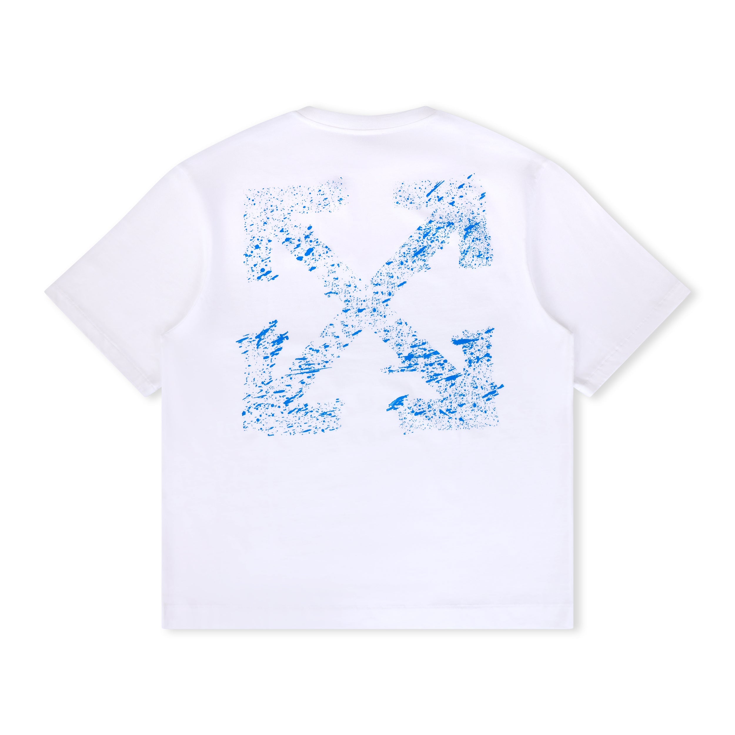 Off-White - Paint Splatter Arrow Diag Skate Fit Tee White