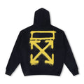 Off-White - Sprayed Arrow Hoodie Black