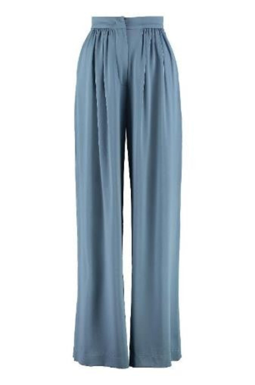 Max Mara Women's Torre Tailored Trousers in Light Blue – Size 42