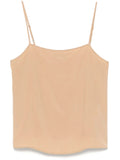 Fabiana Filippi Straight Collar Top - Light Brown