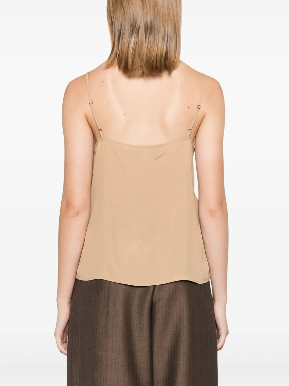 Fabiana Filippi Straight Collar Top - Light Brown