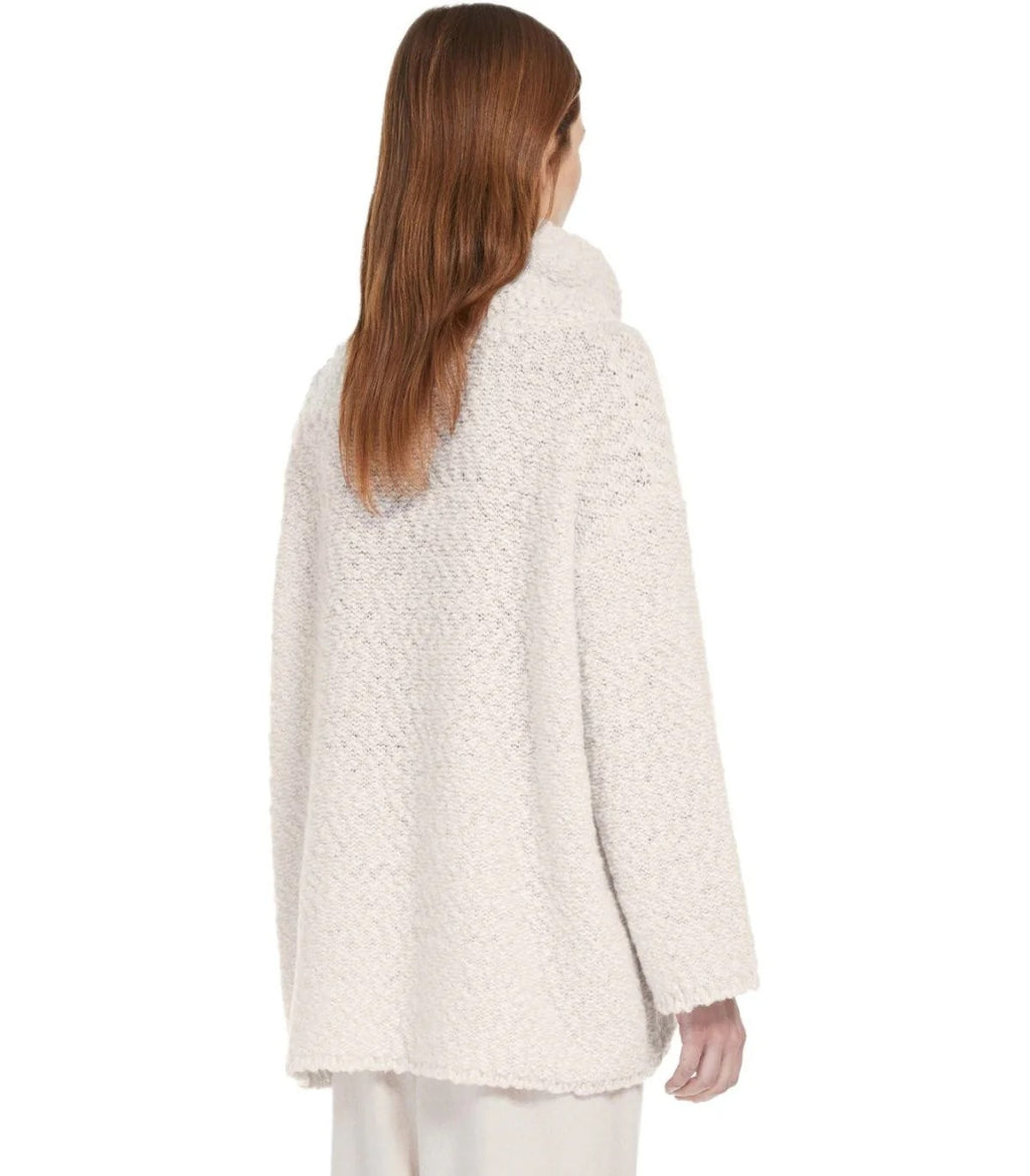 Max Mara Women's Vodka Classic Knit Sweater in Off-White – Size L