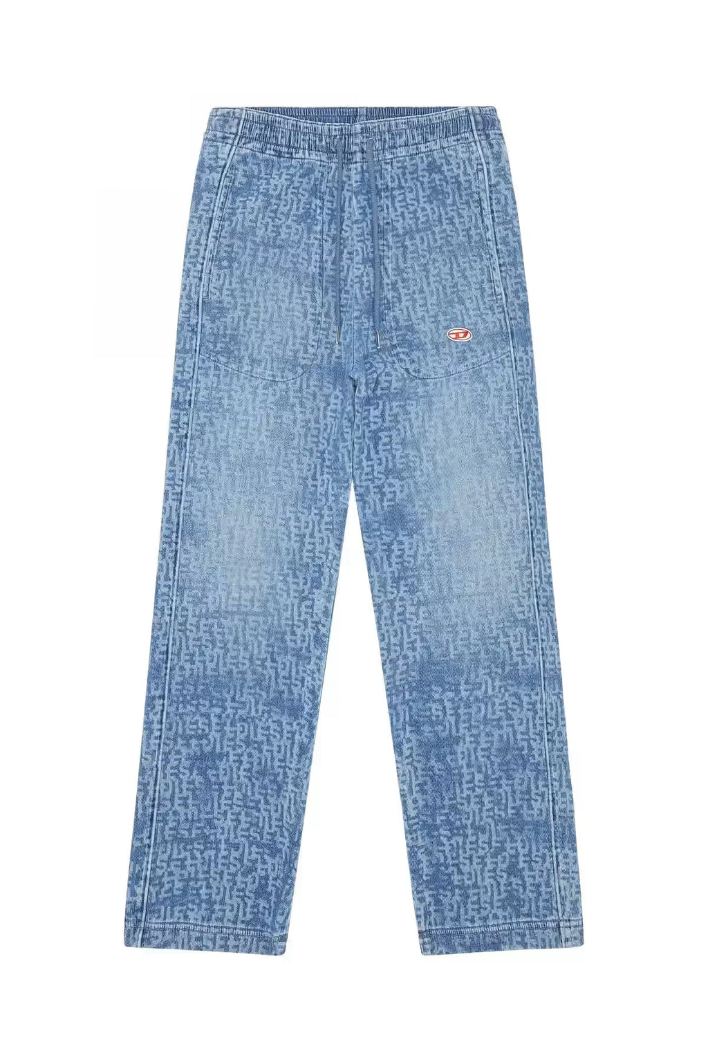 Diesel D-Martians Blue Sweat Jeans Denim