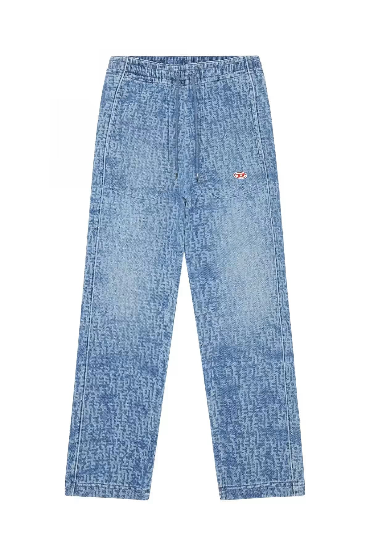 Diesel D-Martians Blue Sweat Jeans Denim