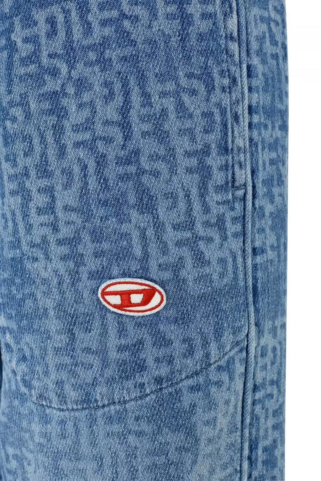 Diesel D-Martians Blue Sweat Denim Jeans