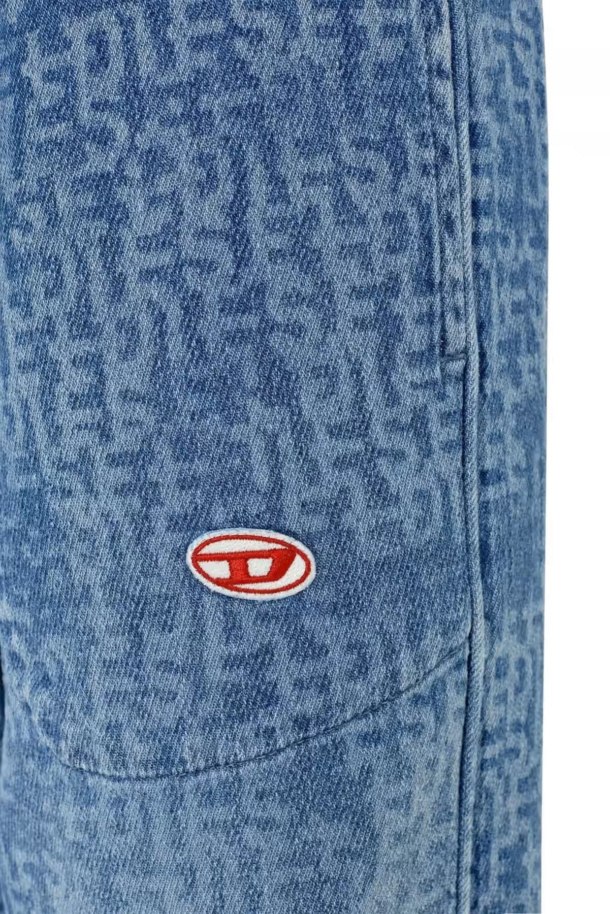 Diesel D-Martians Blue Sweat Denim Jeans