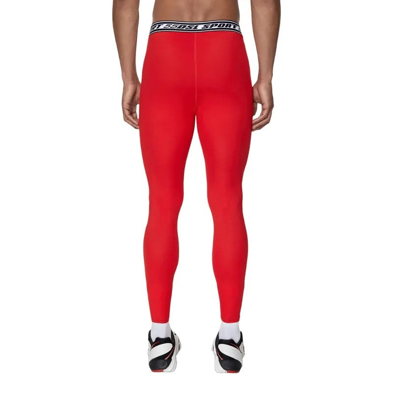 Diesel Sport Defansel Red Joggers Leggings