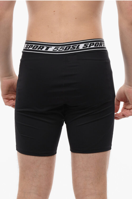 Diesel Sport Sprant Black Bike Shorts