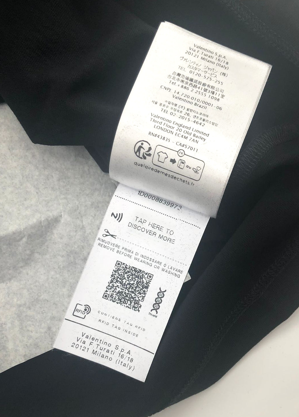 Valentino Vlogo Signature Patch T-Shirt - Black