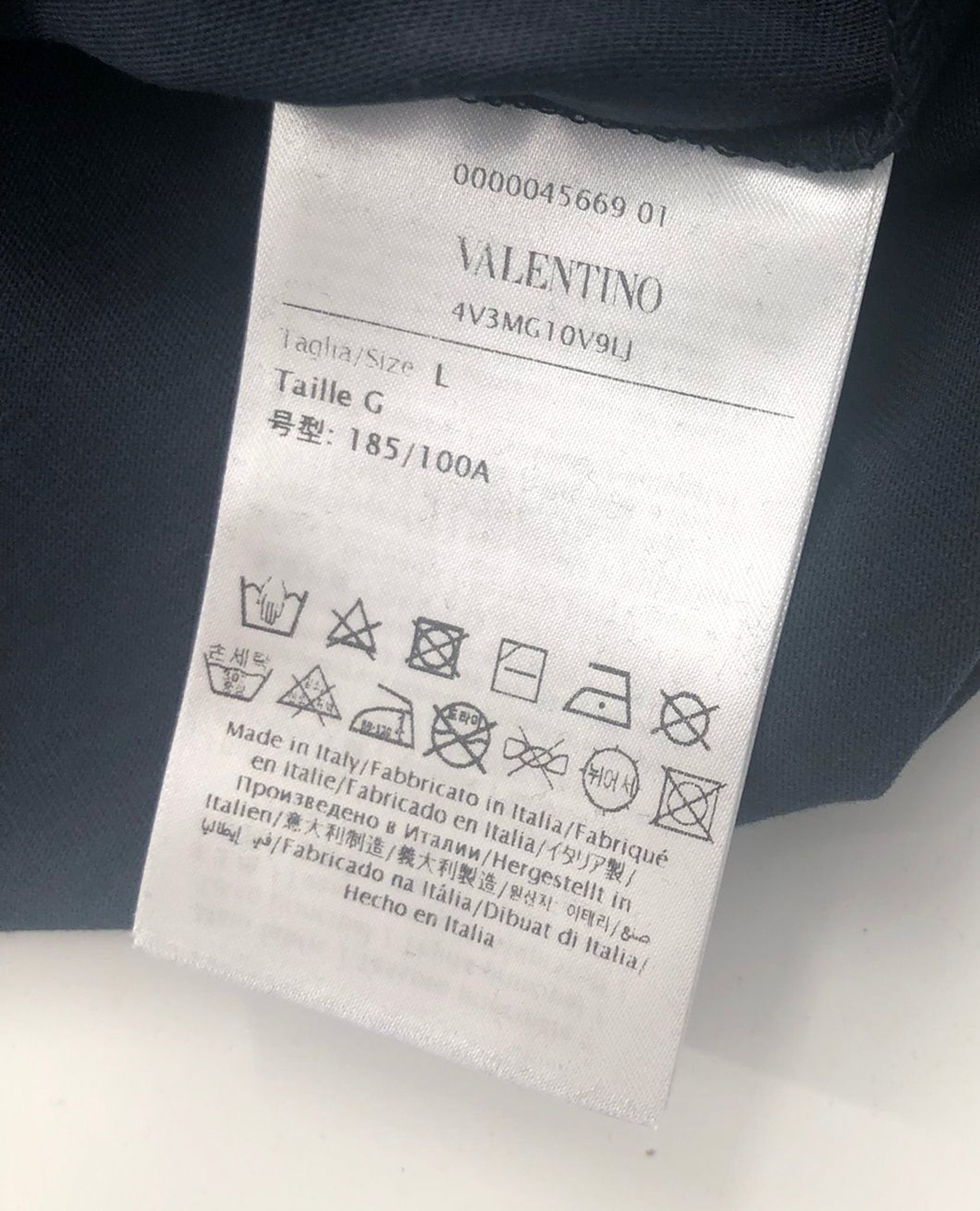Valentino Vlogo Signature Patch T-Shirt - Navy