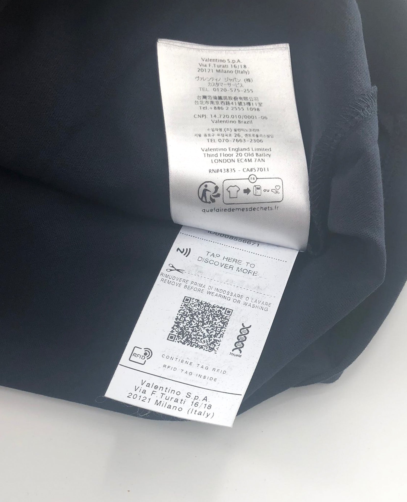 Valentino Vlogo Signature Patch T-Shirt - Navy