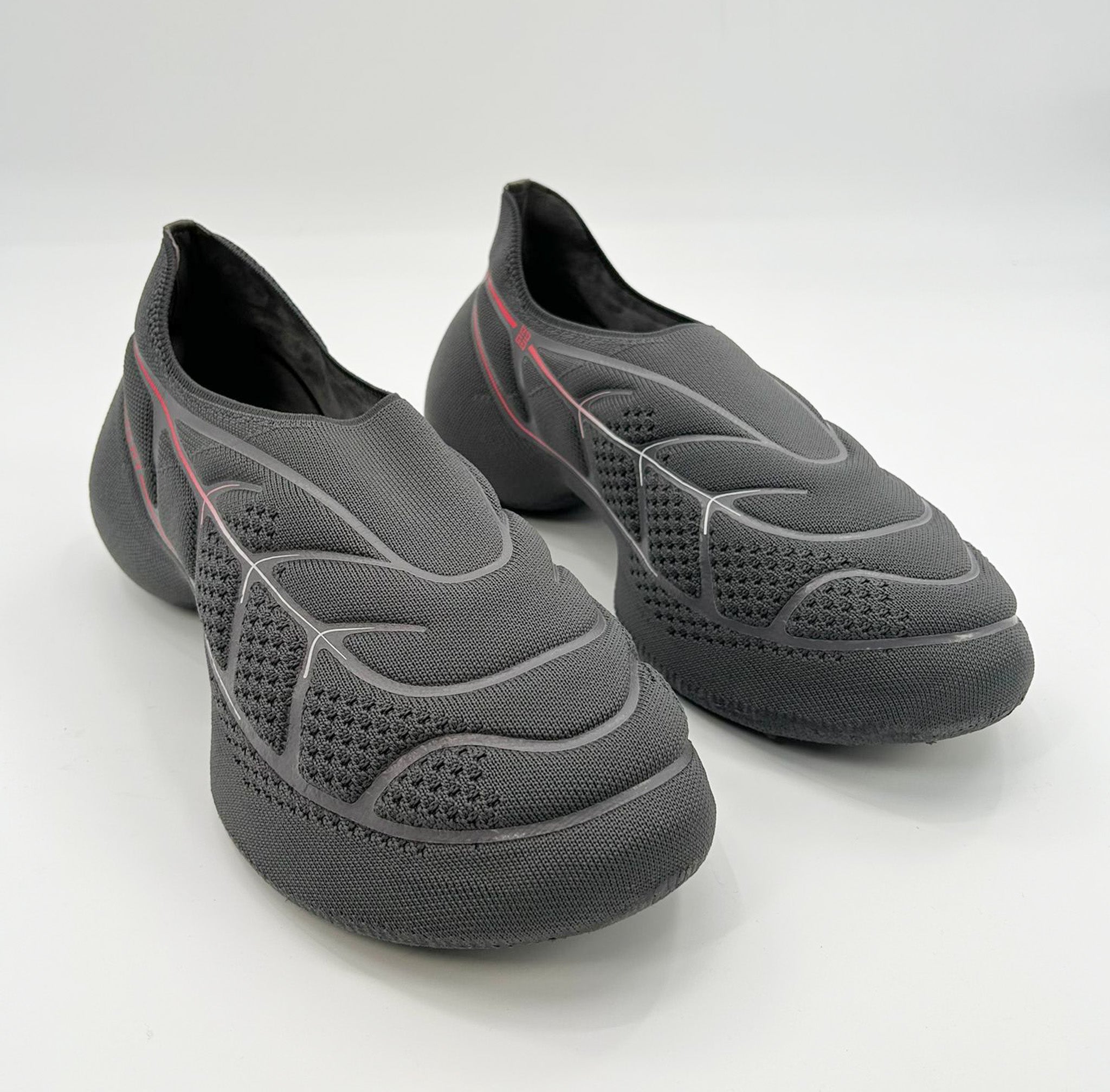 Givenchy Grey/Red TK-360 Plus Sneakers