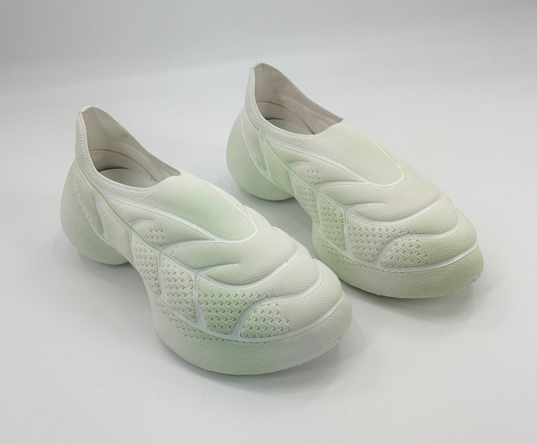 Givenchy White/Green TK-360 Plus Sneakers