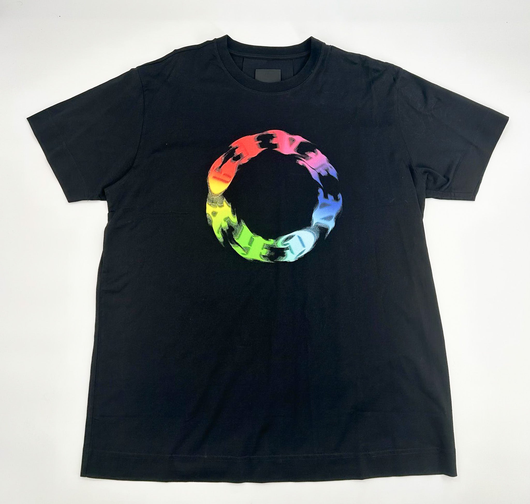Givenchy Black Circle Logo T-Shirt
