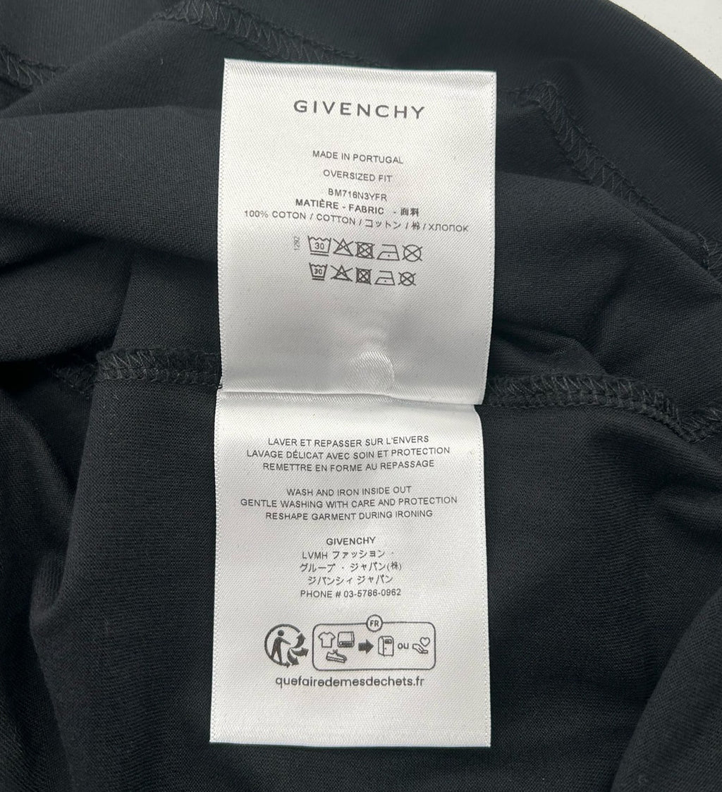 Givenchy Black Circle Logo T-Shirt