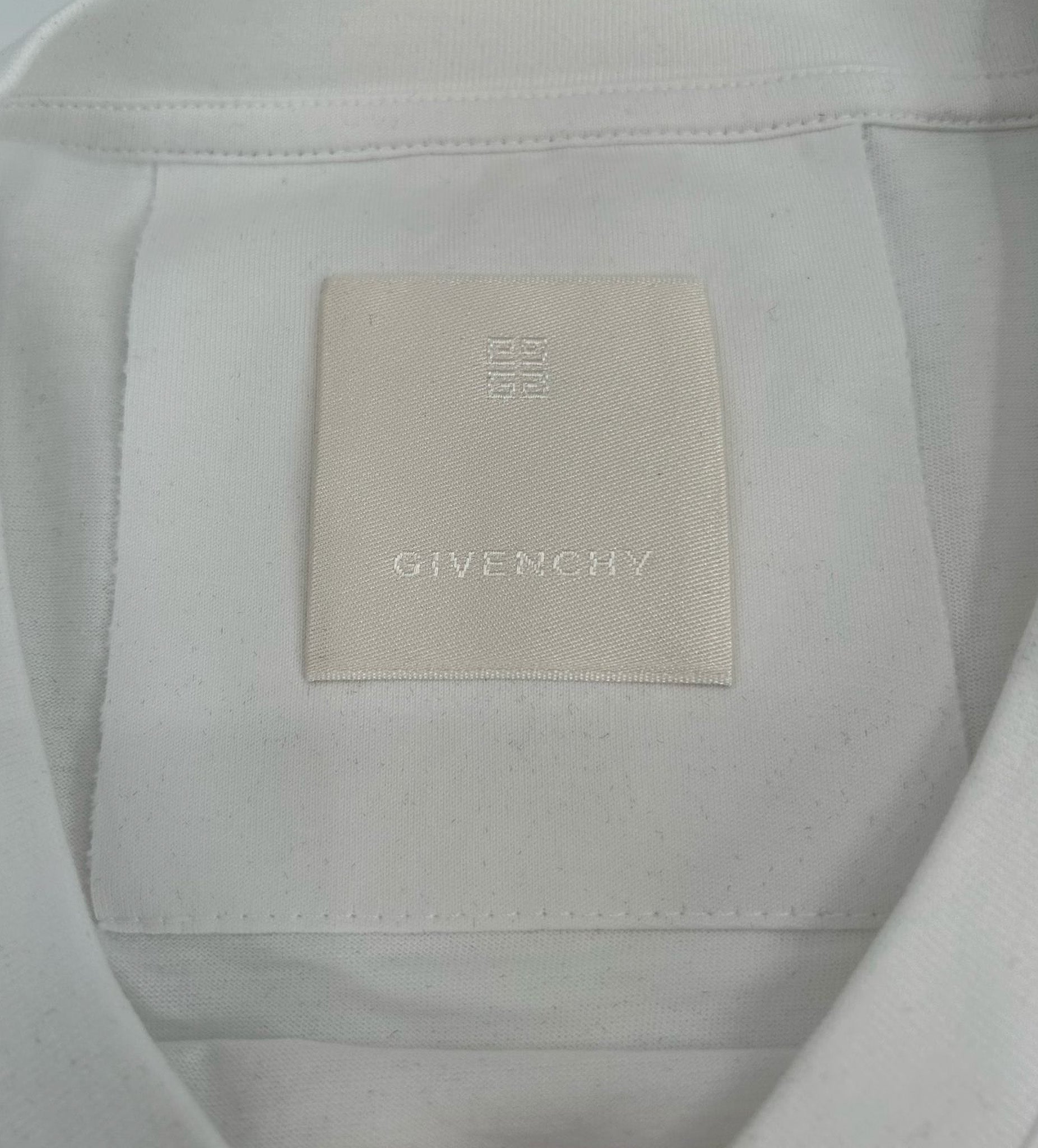 Givenchy White Logo T-Shirts