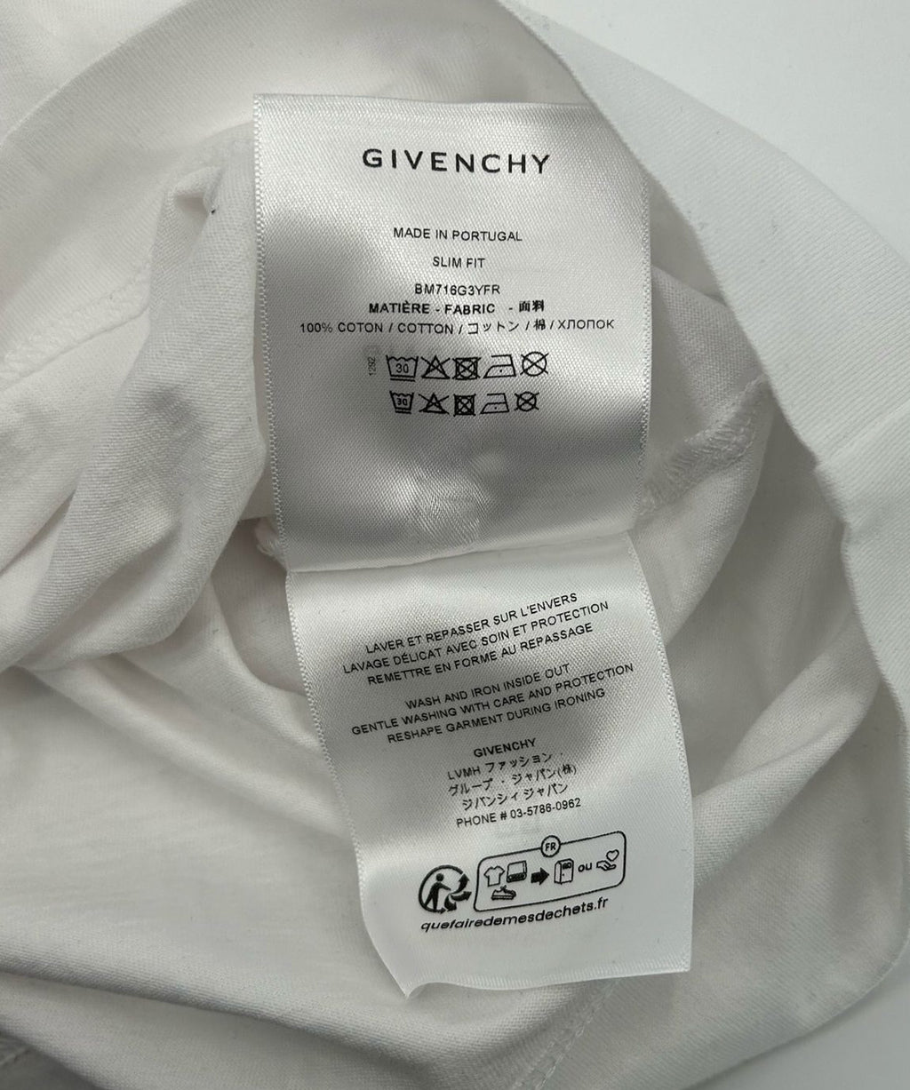 Givenchy White Logo T-Shirts