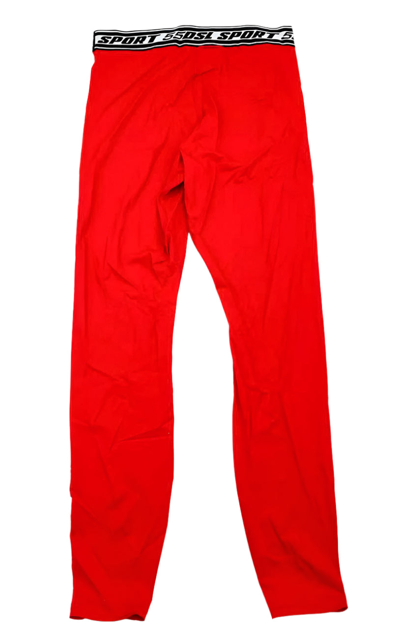 Diesel Sport Defansel Red Joggers Leggings