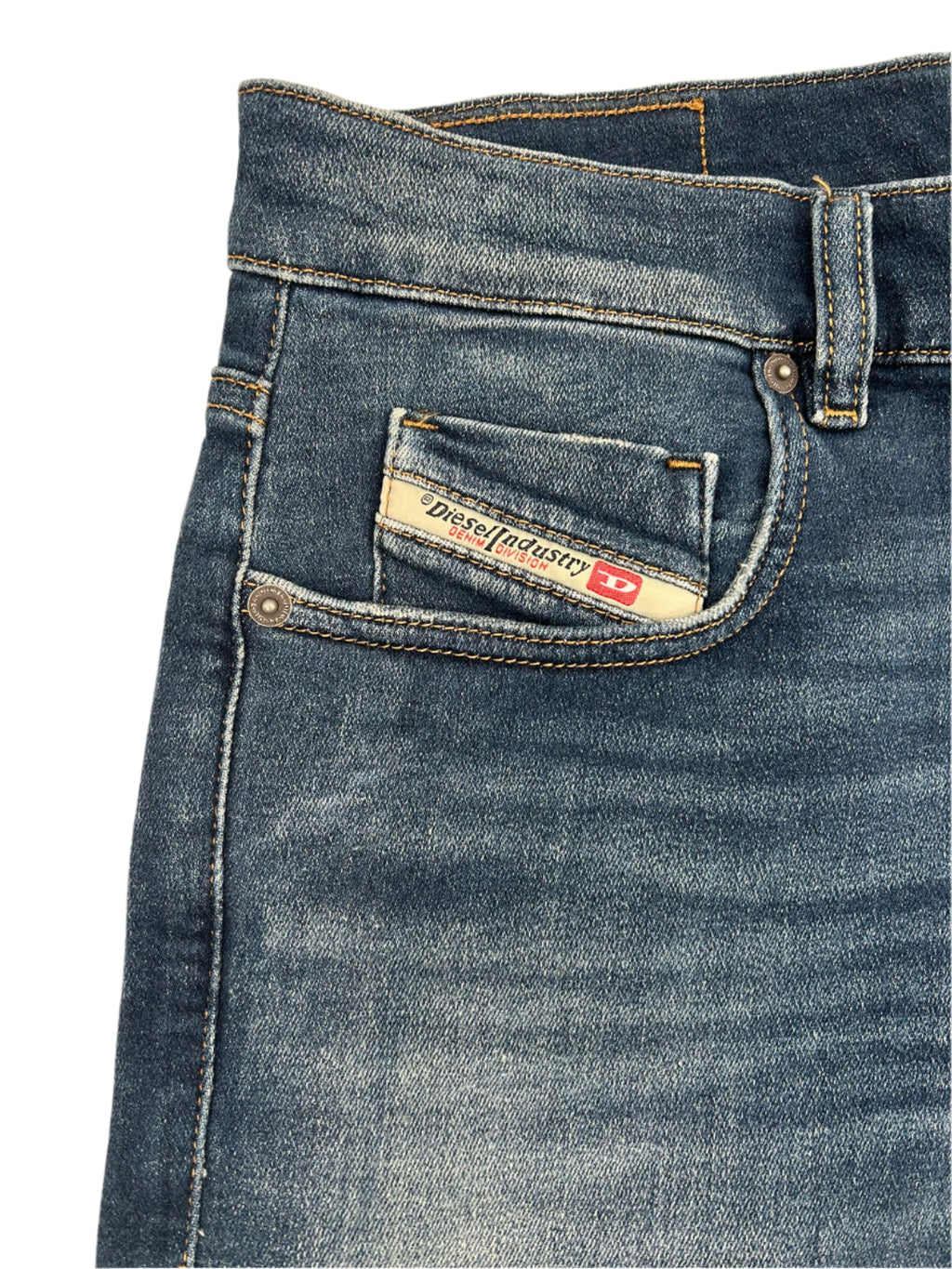 Diesel D-Strukt Skinny Fit Blue Joggers Denim Jeans