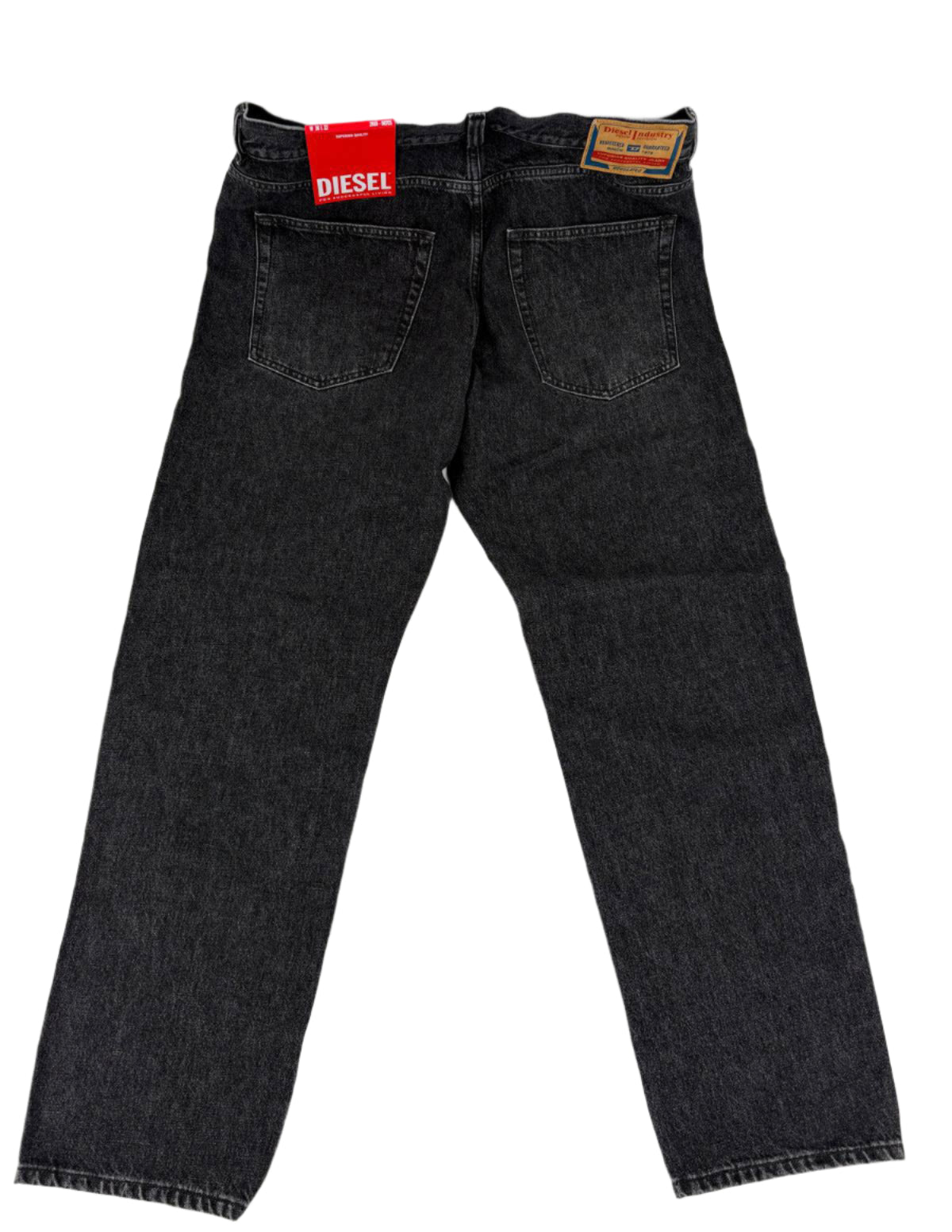 Diesel Straight-Leg Blue Denim Jeans
