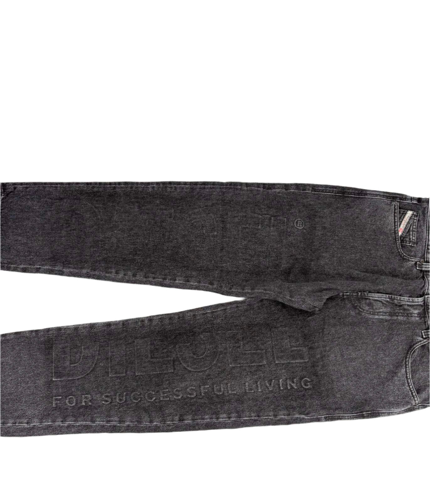 Diesel Straight-Leg Blue Denim Jeans