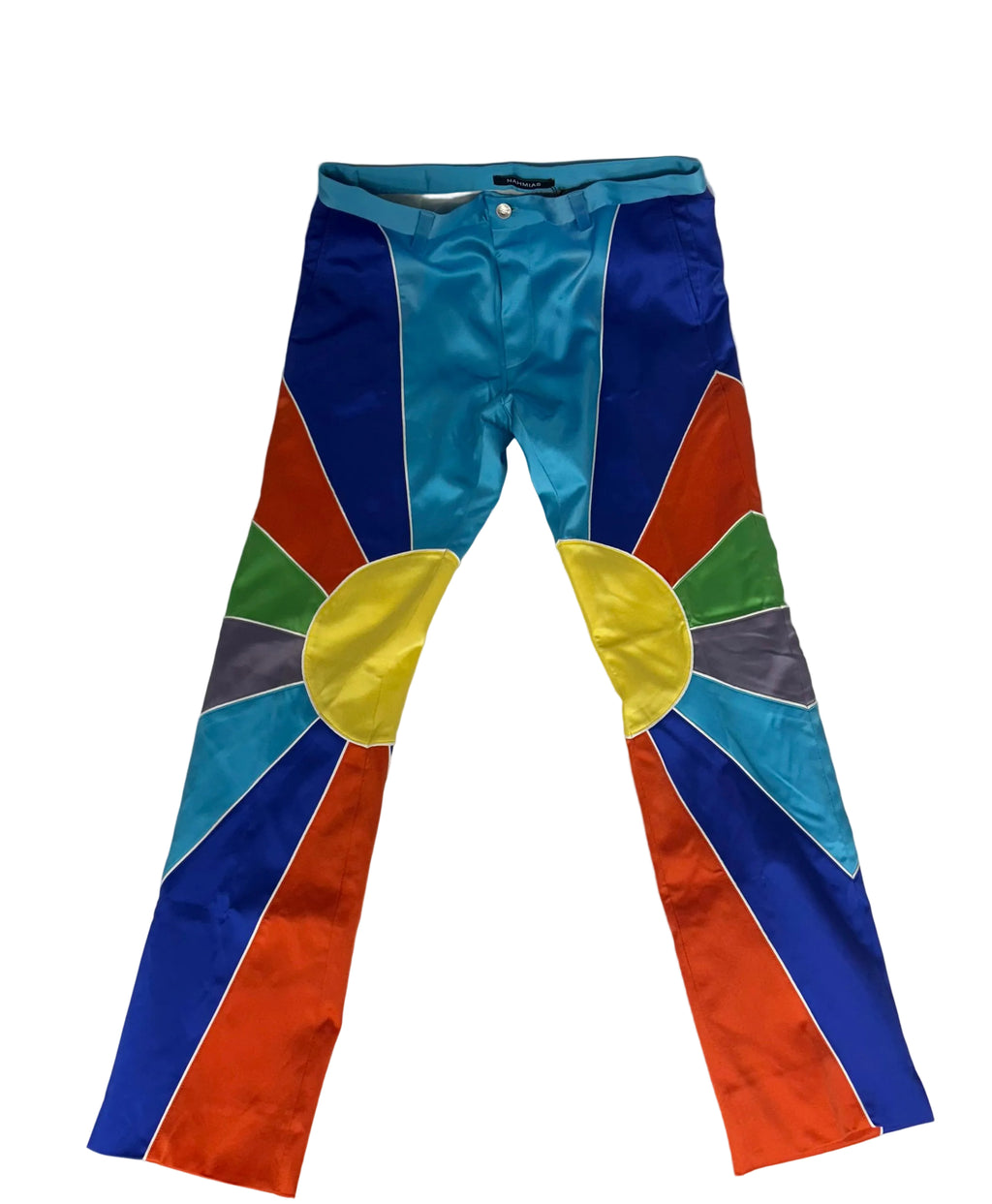 Nahmias Multicolor Sunshine Silk Trousers