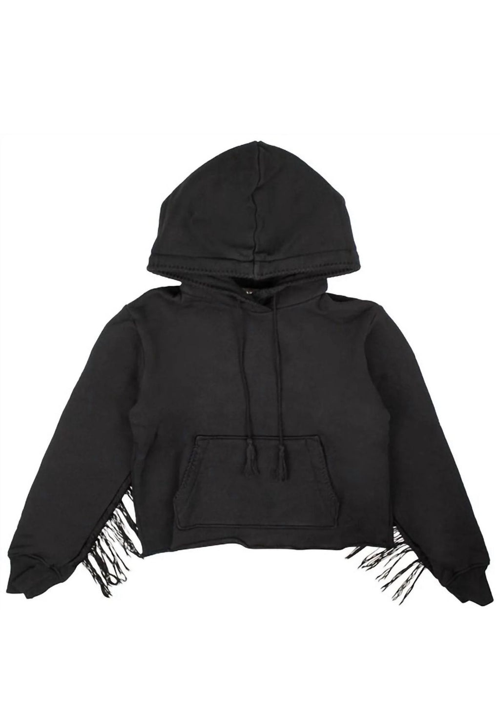 Amiri Fringe Hoodie- Black