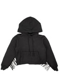Amiri Fringe Hoodie- Black