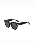 Amiri Classic Logo Sunglasses- Black / Black / Silver
