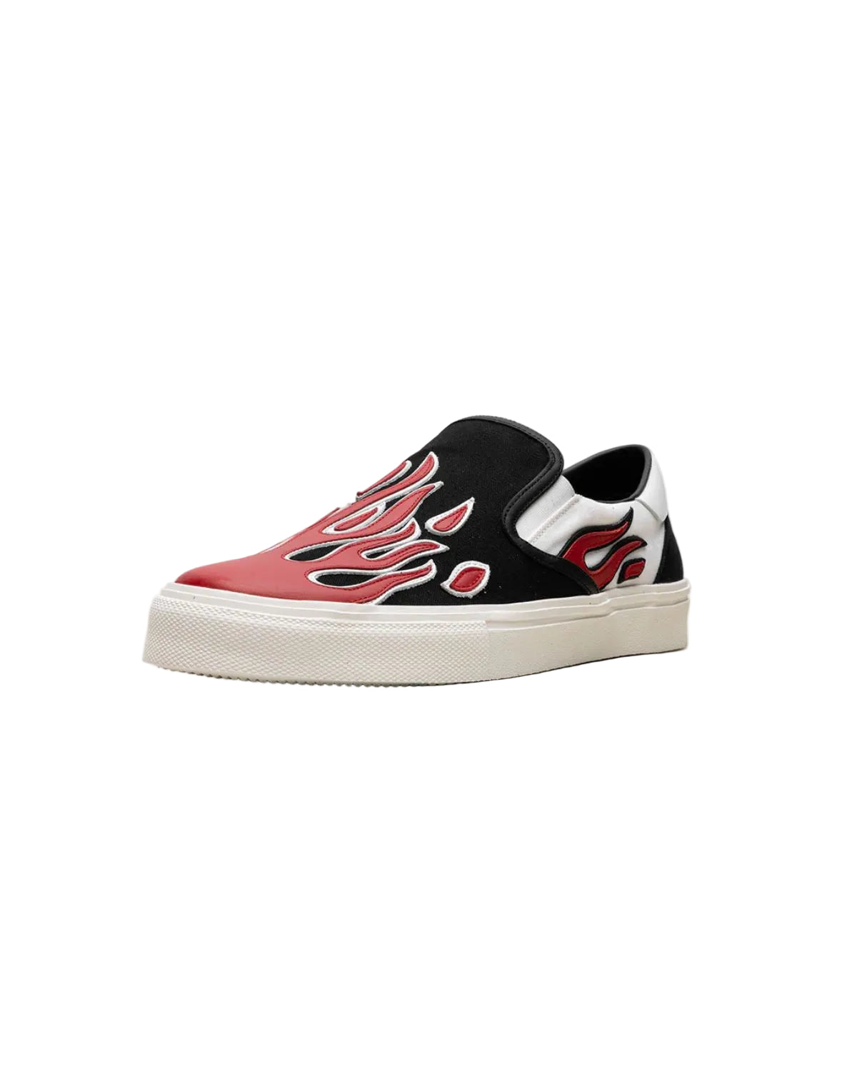 Amiri Flame Slip On Sneakers- Multicolor / Black / White