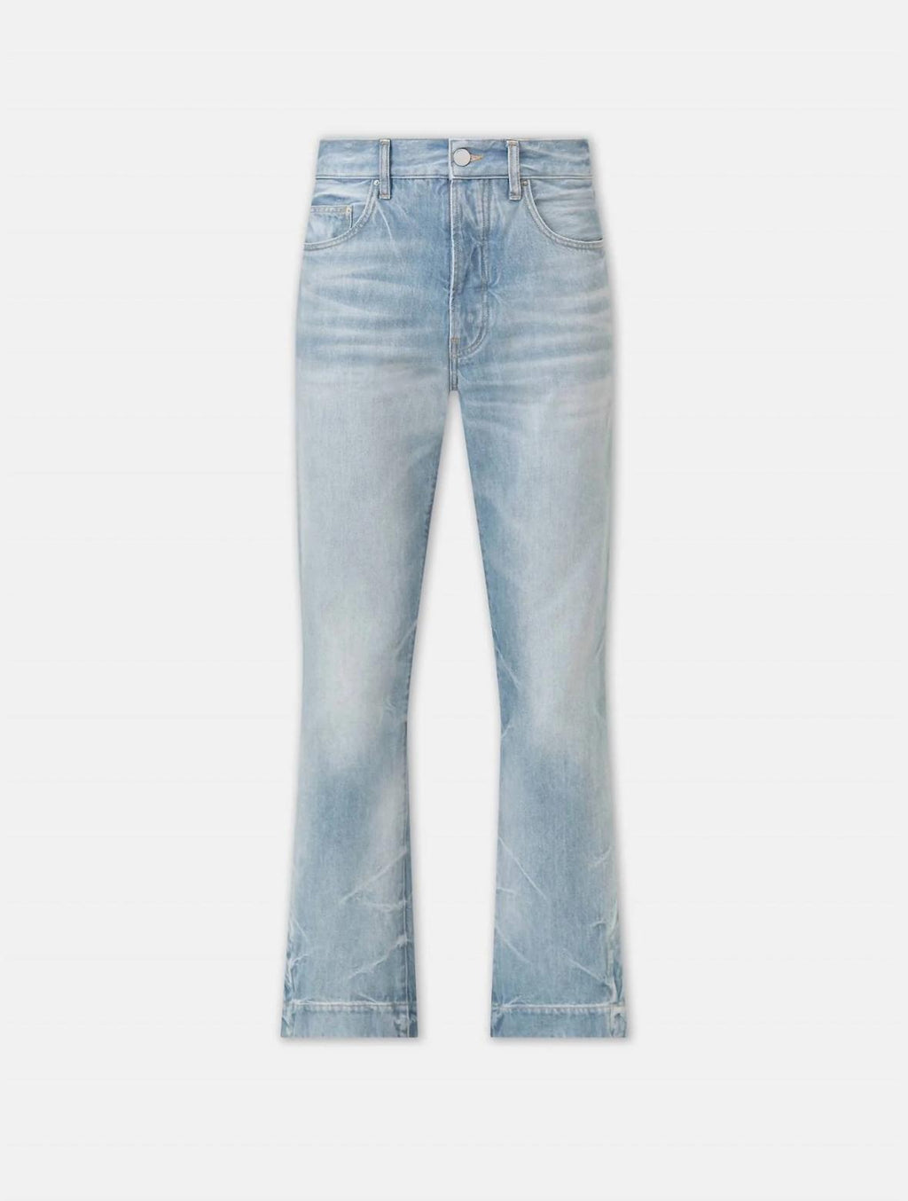 Amiri Long Straight Flare Jeans- Medium Indigo