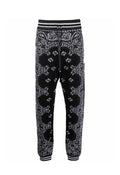 Amiri Bandana Reconstruct Sweatpants- Black