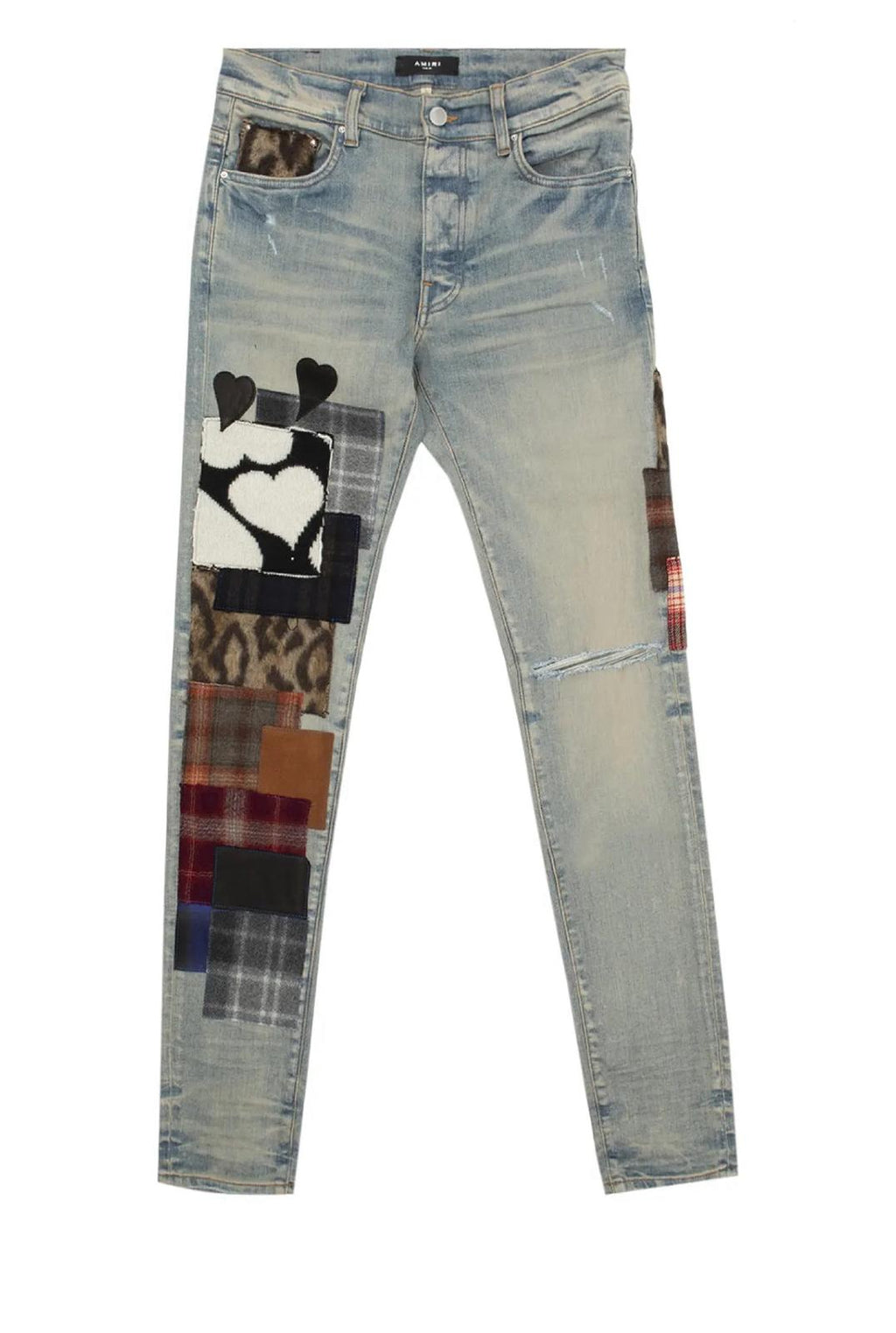 Amiri Artpatch Denim Jeans- Clay Indigo