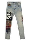 Amiri Artpatch Denim Jeans- Clay Indigo