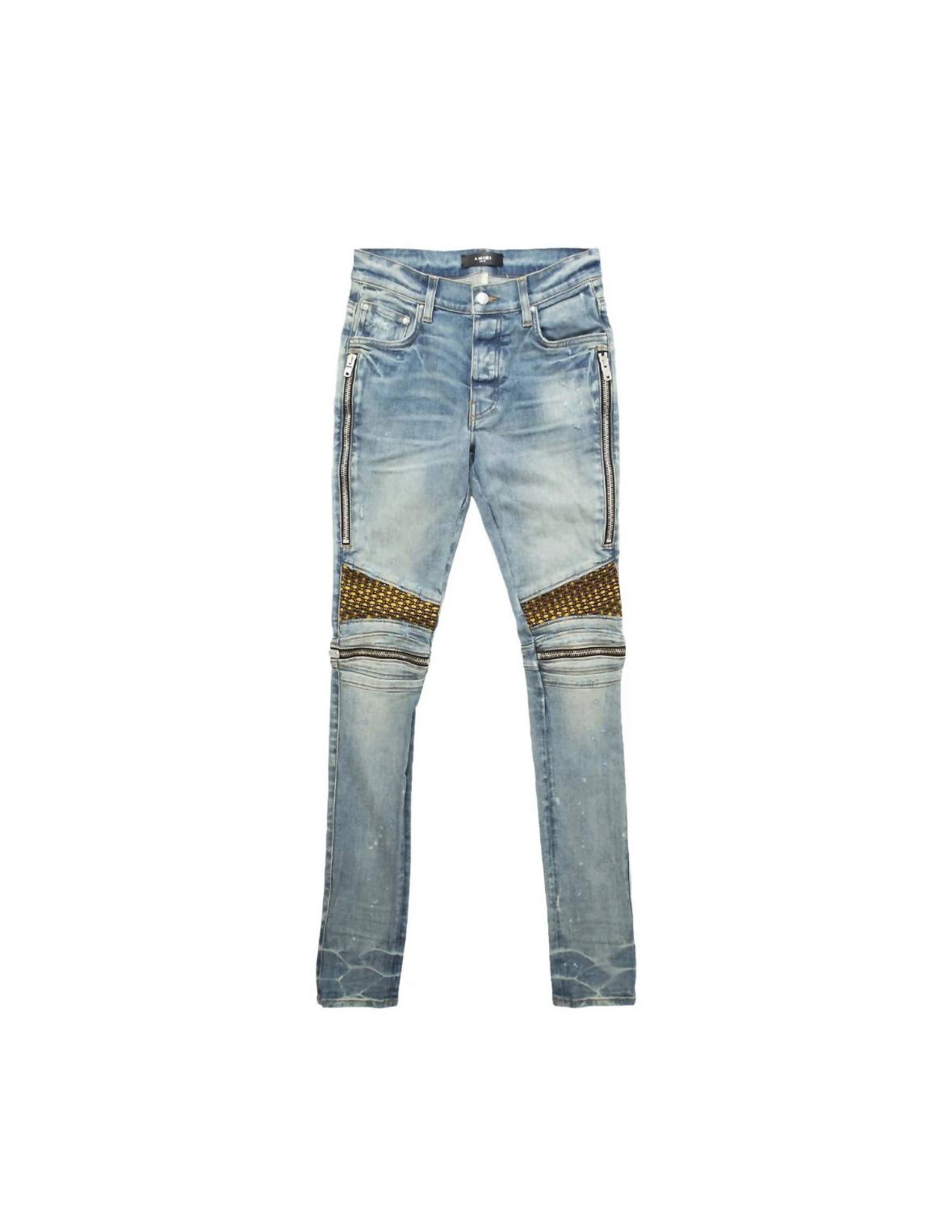 Amiri Velvet PJ MX2 Denim Jeans- Clay Indigo