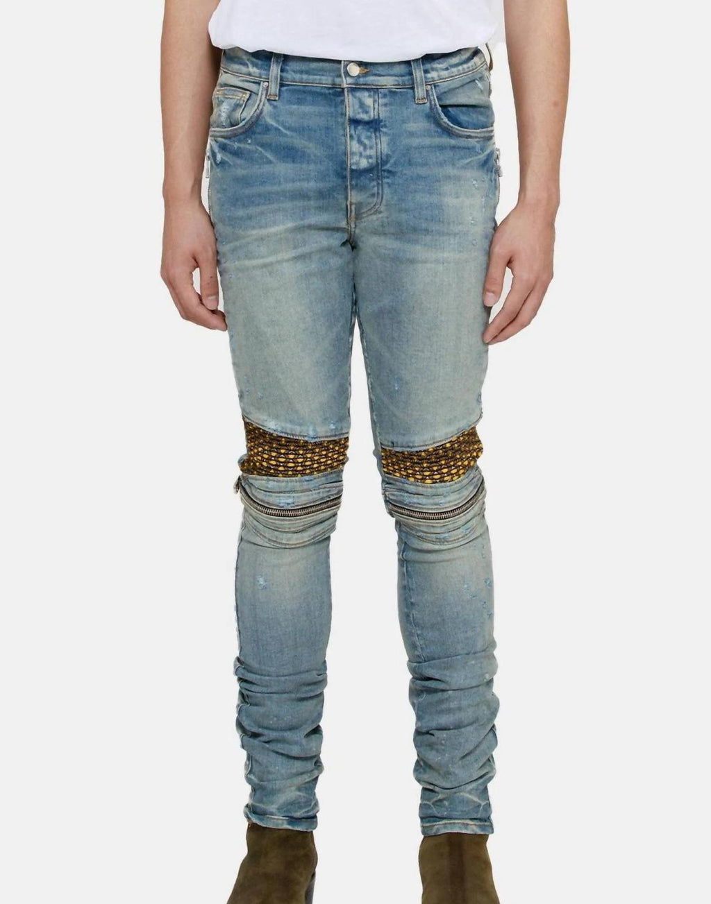 Amiri Velvet PJ MX2 Denim Jeans- Clay Indigo