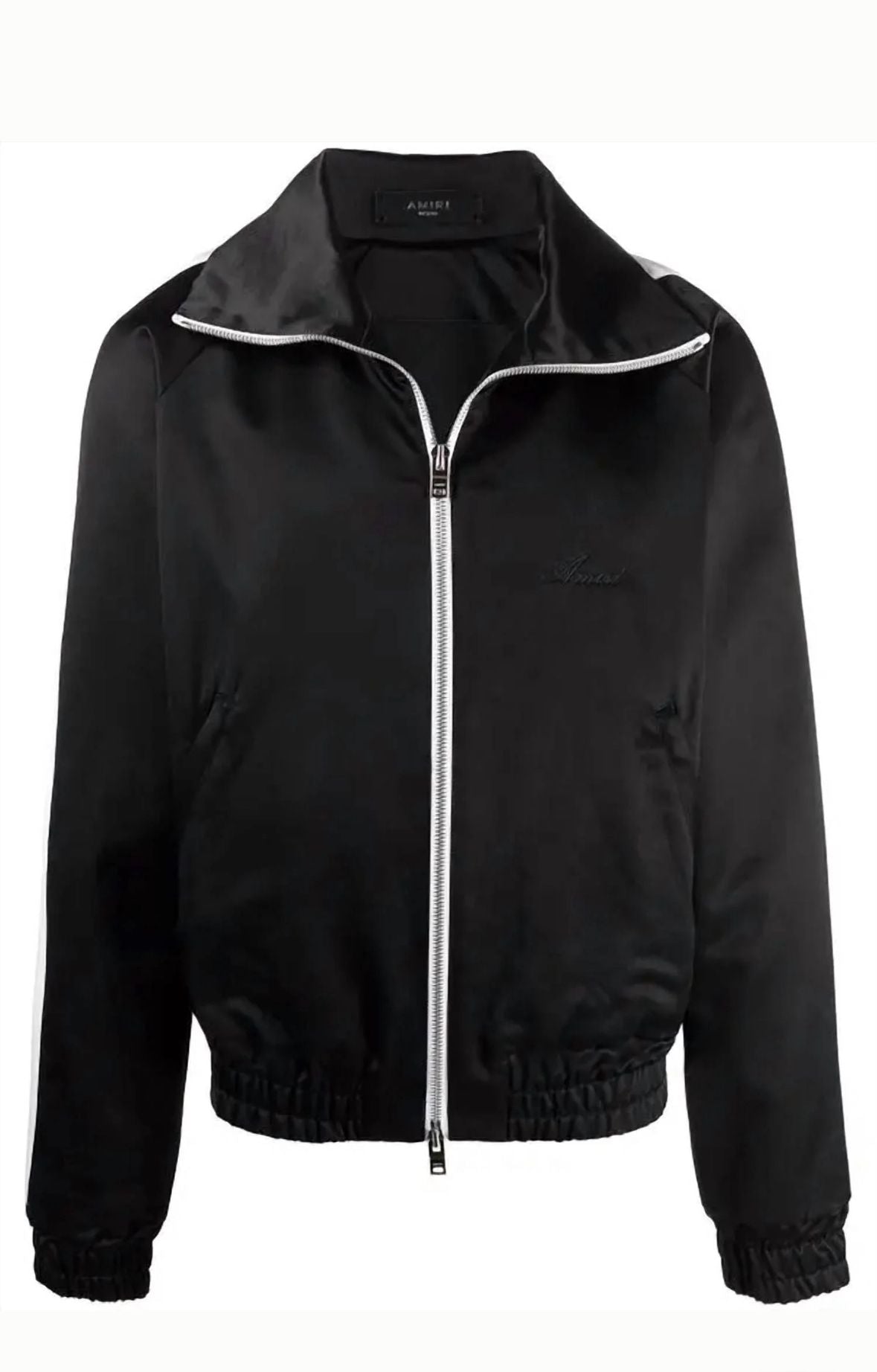 Amiri Zip Track Stripe Jacket- Black
