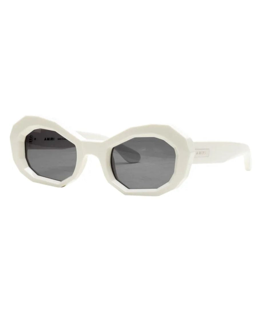 Amiri Honeycomb Sunglasses- Alabaster