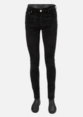 Amiri Velour Skinny Stack Denim Jeans- Black