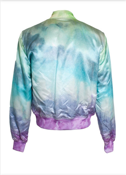 Amiri Tie Dye Bomber Jacket- Multi-Color