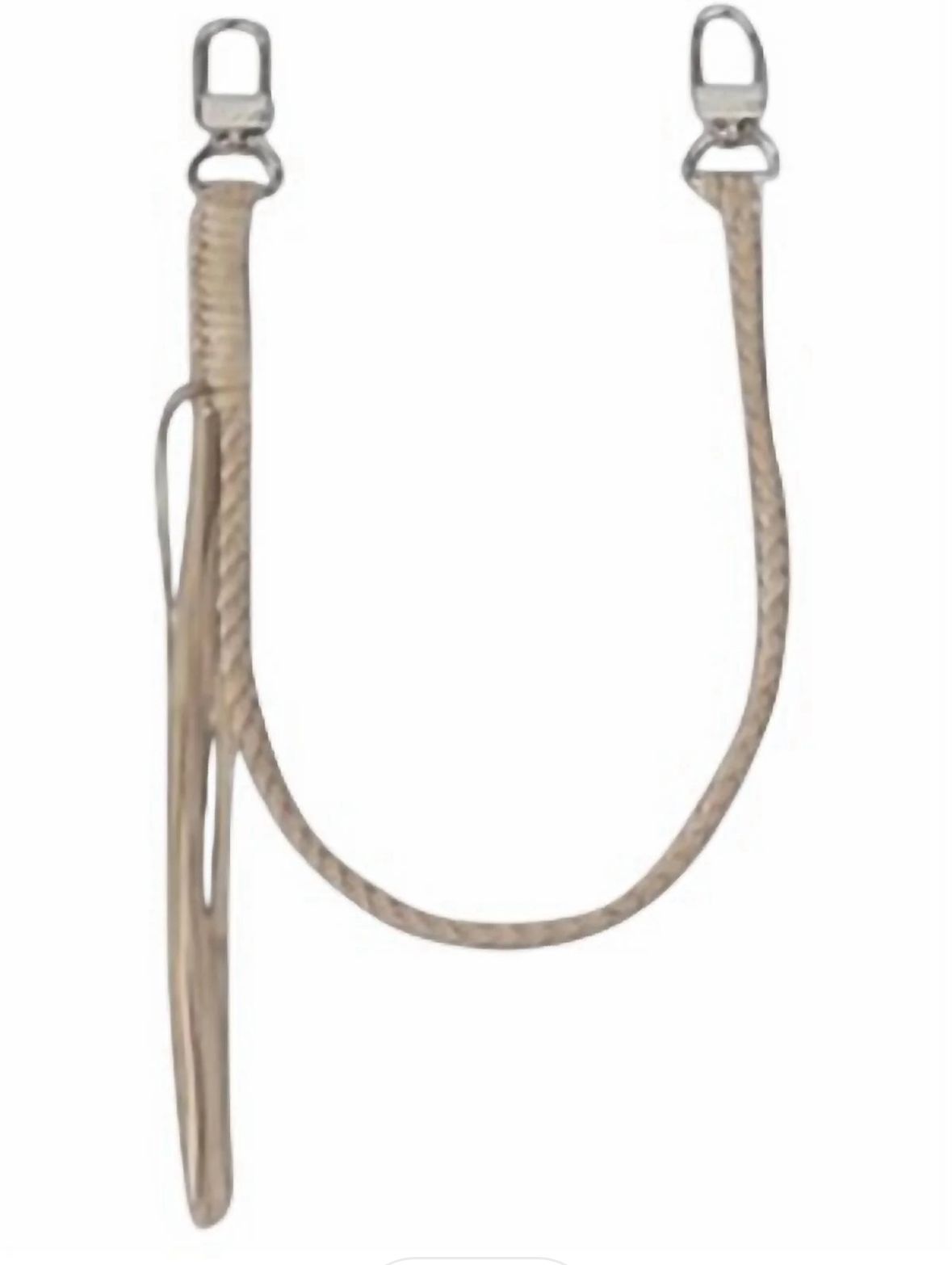 Amiri Suede Wallet Keychain- Sand