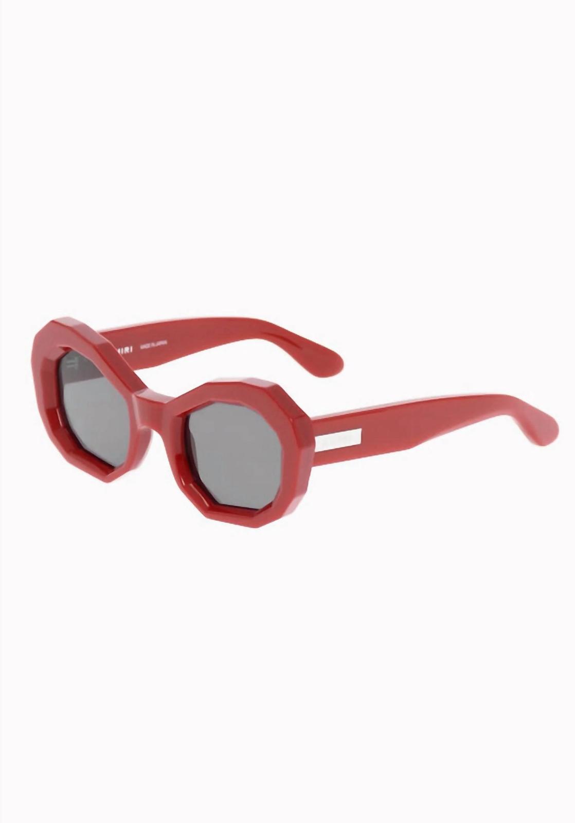 Amiri Honeycomb Sunglasses- Red