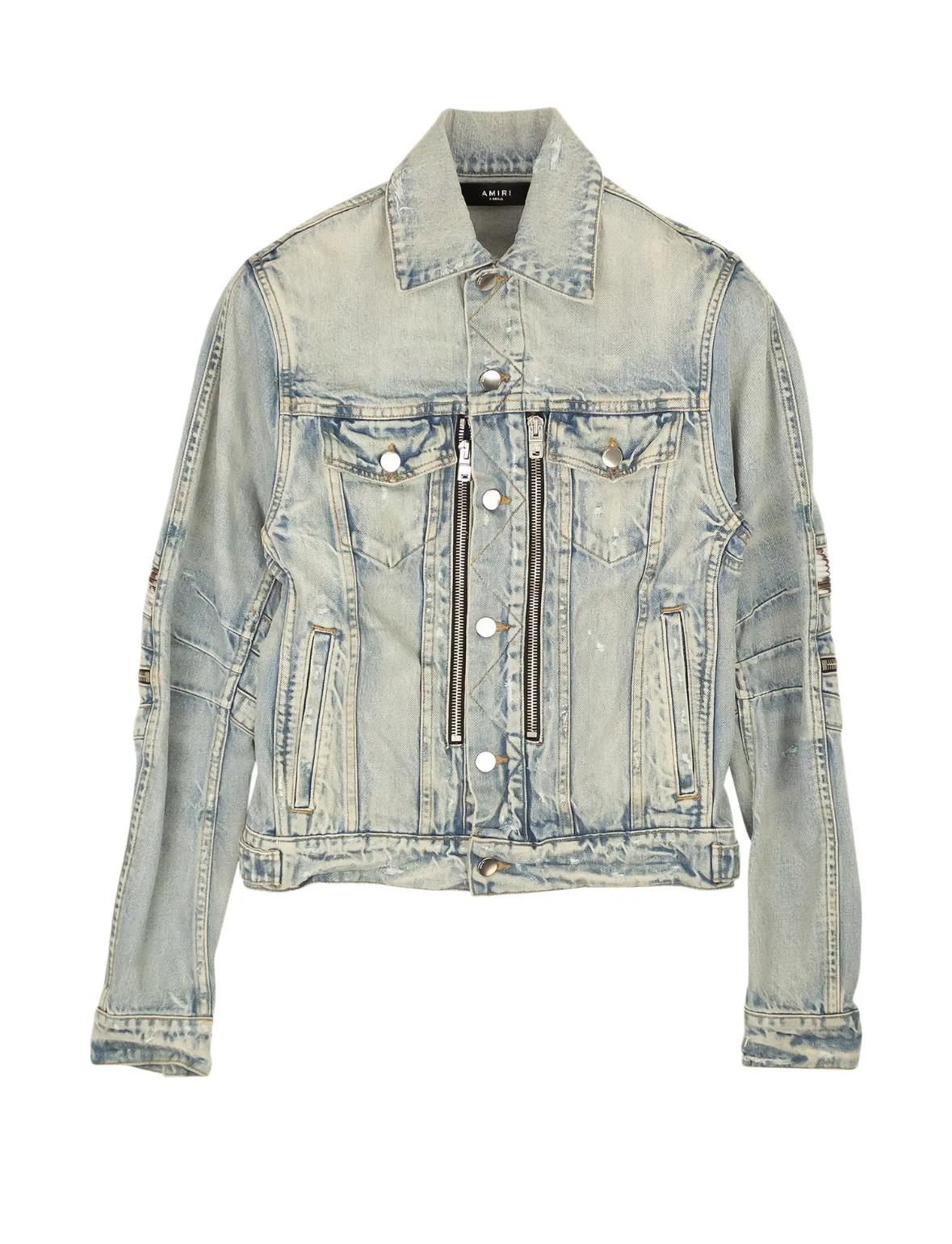 Amiri MX2 Trucker Jacket- Clay Indigo
