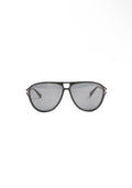 Amiri Aviator Logo Sunglasses- Pearl / Black