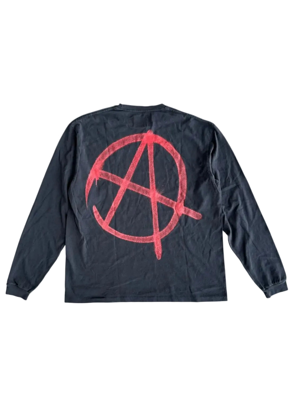 Gallery Dept Washed Black And Red Art that Kills Long Sleeve T-Shirt