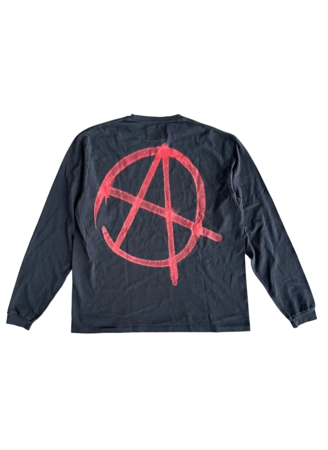 Gallery Dept Washed Black And Red Art that Kills Long Sleeve T-Shirt