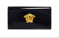 Versace Patent Leather Medusa Chain Wallet