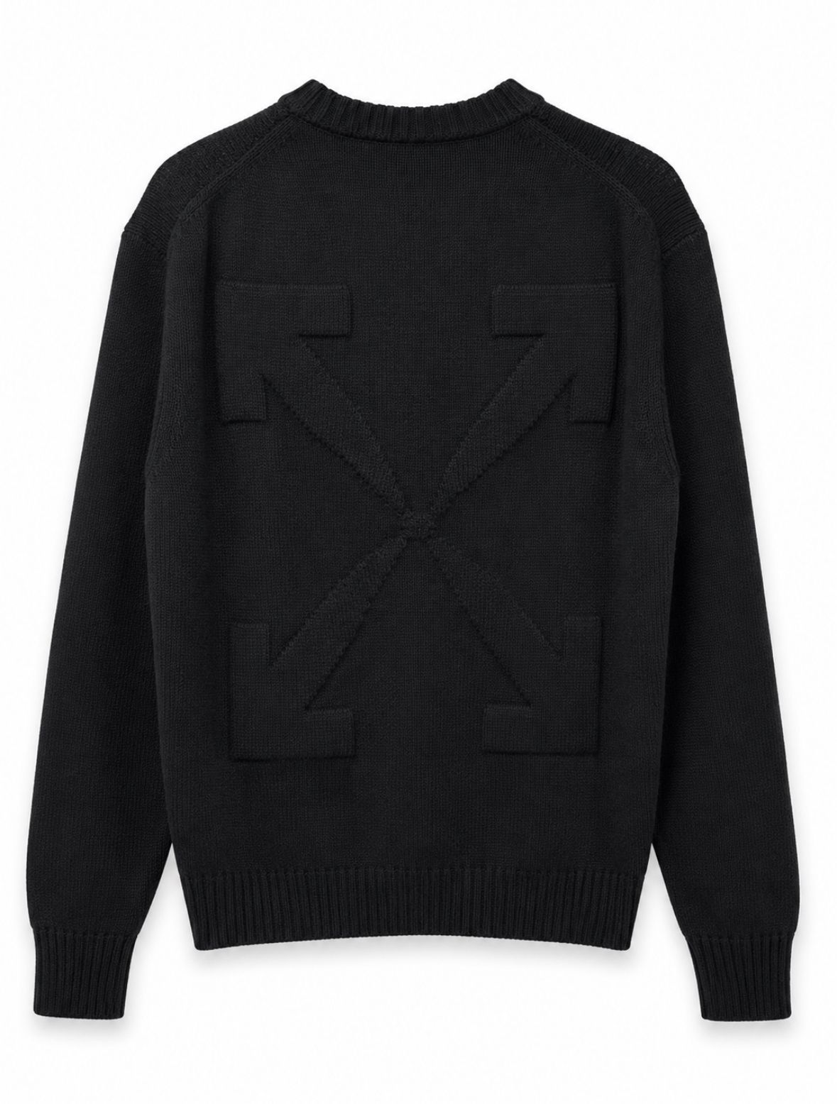 Off-White Men's Graphic Sweatshirt in Black – Size XL
