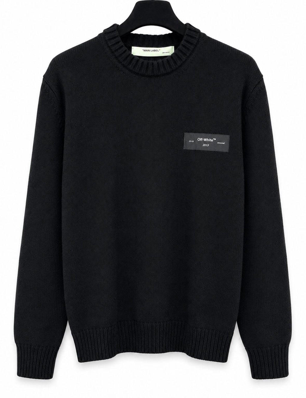 Off-White Men's Graphic Sweatshirt in Black – Size XL