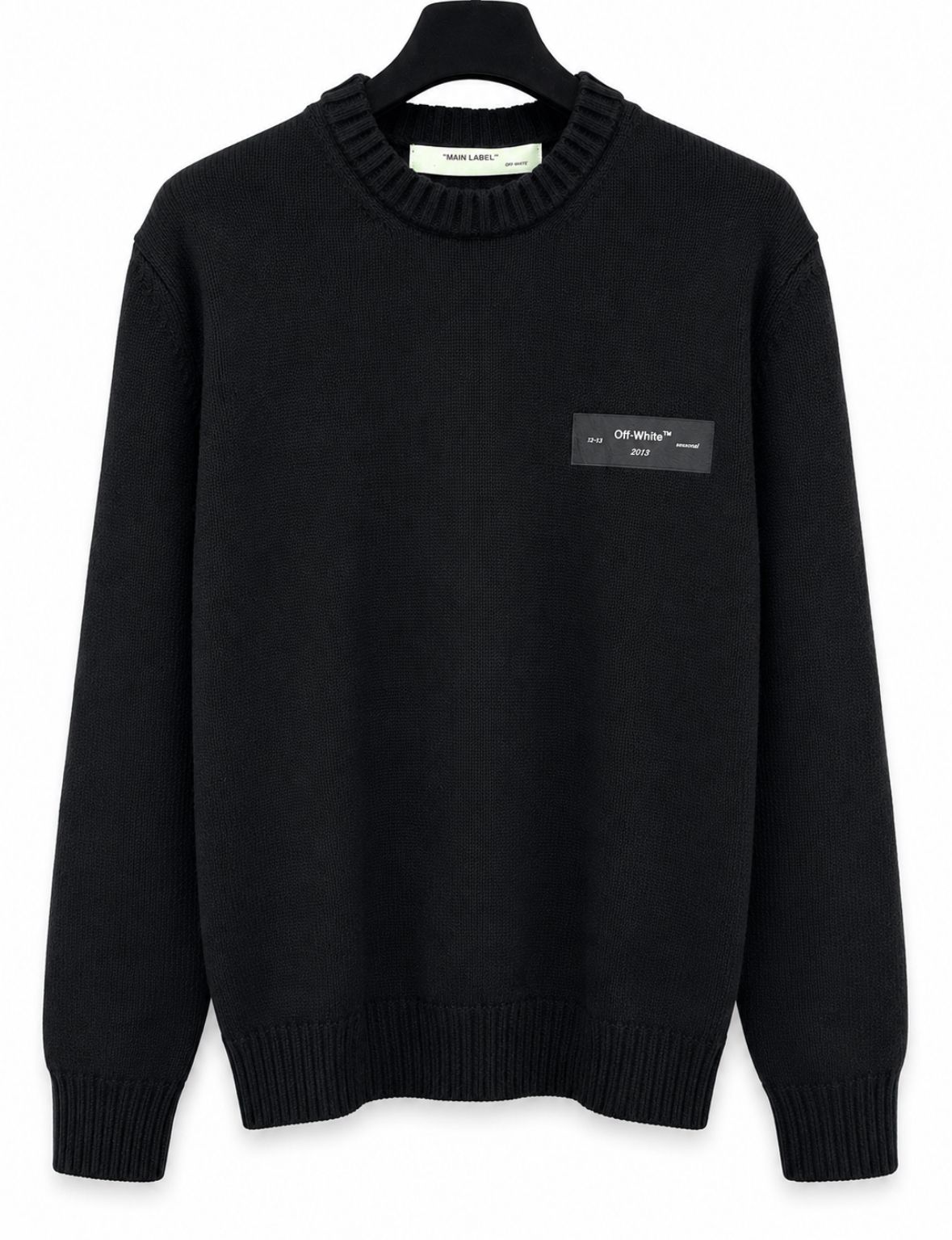 Off-White Men's Graphic Sweatshirt in Black – Size XL